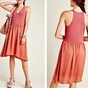 Anthropologie Dolan Left Coast Knit Tank Dress in Rust